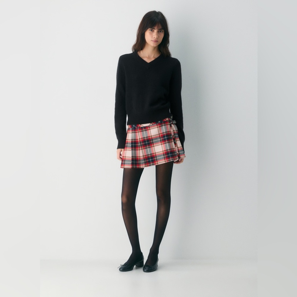 Magpie Pleated Skirt